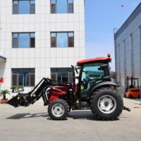 Tracteur agricole 4x4 de grande taille, très vendu en Chine, 70cv, 80cv, 90cv, 100cv, 120cv, équipement agricole avec chargeur frontal