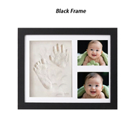 Boîte à souvenirs pour bébé, cadeaux pour nouvelles mamans, cadeaux de naissance et de baptême, empreintes de pieds et de mains de bébé, cadeau du 1er anniversaire, kit d'empreintes de mains et de pieds de bébé
