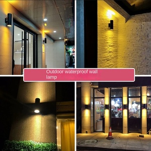 Luz de pared LED para exteriores IP65, lámparas de pared LED impermeables para jardín con Base de acero inoxidable, luces montadas en la pared con energía Solar para - Product Image 6