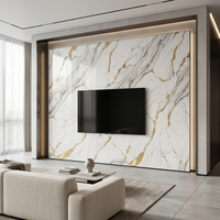 Panneau mural coulissant en PVC WPC moderne, imperméable et ignifuge de haute qualité, personnalisé, pour décoration intérieure, en marbre UV (plaque/panneau)