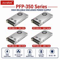 Alimentation industrielle Jiangtek PFP-350 350W 12V 24V 36V 48V haute fiabilité avec PFC, convertisseur AC/DC pour ventilateur, bande LED, SCP, OVP, OCP, OTP