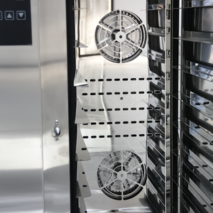 Four à convection électrique commercial à air chaud 10 plateaux HELAXEN GDR-10E 15kW 380V, commande par bouton, autoportant, multi-prises, pour <span class=keywords><strong>boulangerie</strong></span> - Product Image 2
