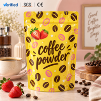 Individuell Bedruckte Lebensmittelechte Standbeutel mit Reißverschluss für Kaffeebohnen/Pulver, Snacks und Kartoffelchips-Verpackung