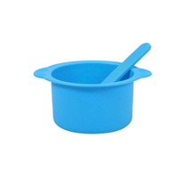 Bol en silicone pliable résistant aux hautes températures pour la fusion de cire, pour l'épilation et l'utilisation de masques, design minimaliste moderne