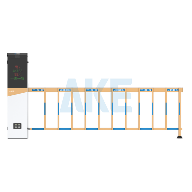 AKE Parking HaoYue Night Vision Intelligent LPR Barrier Gate System Waterproof/Weatherproof Grille Arm Parking Management