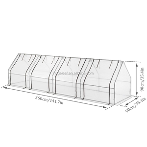Invernadero Portátil Moderno de Metal para Jardinería, Mini Túnel de Cultivo, Plegable, con Puertas Enrollables con Cierre - Product Image 2