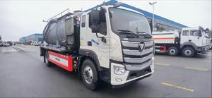 รถบรรทุกกำจัดตะกอน FOTON 4x2 ขนาด 15 ลูกบาศก์เมตร มาตรฐานยูโร 3/ยูโร 5 พวงมาลัยซ้ายและขวาเป็นตัวเลือกเสริม พร้อมหัวฉีดน้ำแรงดันสูงคู่และระบบดูดสุญญากาศ - Product Image 6