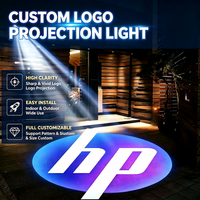Projecteur Gobo Personnalisé Noir Source Lumineuse LED Corps de Lampe en Alliage d'Aluminium pour Logo Publicitaire