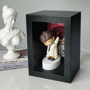 Handmade tùy chỉnh 6-inch MDF gỗ hình ảnh khung độc đáo tùy chỉnh kích thước bóng hộp hiển thị trường hợp cho hình ảnh tự làm và trang trí tường - Product Image 4