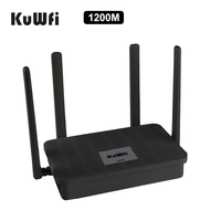 Fábrica al por mayor 4G Wifi Router AC1200 Dual Band 1200Mbps Modem 4G Lte Router 60 usuarios desbloquear interior Cpe Router