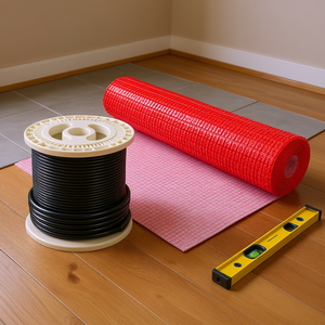 Alfombra de Calefacción por Suelo Radiante de 60 Pies Cuadrados con Alarma para Sistema HVAC Doméstico - Product Image 2