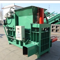 Presse hydraulique horizontale pour ensilage et balles carrées de paille, équipement d'emballage d'aliments en promotion