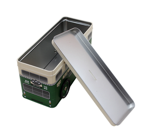 Boîte <span class=keywords><strong>en</strong></span> <span class=keywords><strong>fer</strong></span> blanc rectangle, design personnalisé, usine, boîte métallique, londres bus, emballage - Product Image 5