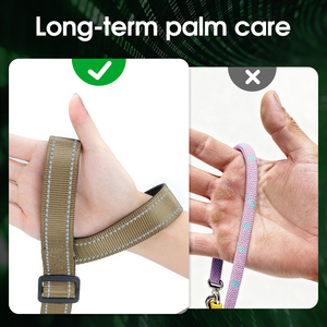 Ensemble multifonctionnel laisse de sécurité mains libres pour chien avec modèle de base, dégradé effet cône de neige, et corde de promenade réglable - Product Image 5