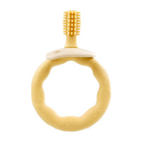 Nouvelle brosse à dents pour bébé en silicone de qualité alimentaire sans BPA, pour apaiser les gencives et soulager le stress par la stimulation sensorielle et le pressage