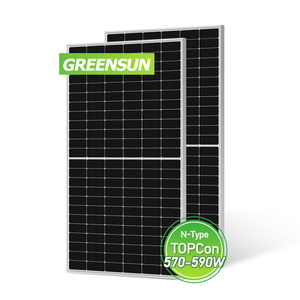 Greensun Hot Bán 570W-590W Topcon mono-tinh thể Tấm Pin Mặt Trời + một lớp Tấm Pin Mặt Trời bán buôn năng lượng mặt trời hệ thống - Product Image 2
