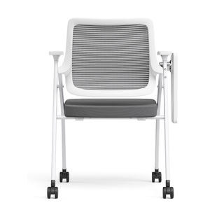 Silla de Oficina Moderna, Transpirable, Apilable, de Malla, para Reuniones, Visitas, Capacitación, Plegable, con Tablero de Escritura, 3 Años de Garantía, al Mejor Precio - Product Image 3