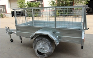 รถเทรลเลอร์ไฮดรอลิกแบบปรับแต่งได้เต็มเพลา10*5 - Product Image 3
