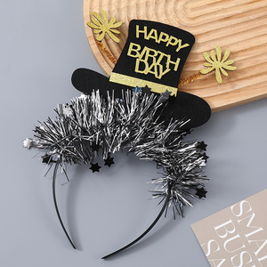 Diademas de Cumpleaños HLC, Accesorios para el Cabello de Año Nuevo, Decoración Festiva para Fiestas, Accesorios para Fotos para Reuniones de Año Nuevo - Product Image 6