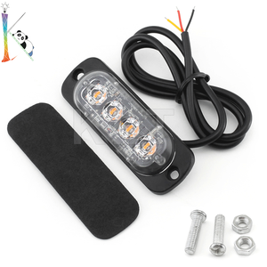 Nueva Luz Estroboscópica de Alta Potencia <span class=keywords><strong>Calite</strong></span> de 4 LED, Advertencia para Camiones, Luz Lateral de 12-24 V, Aluminio - Product Image 1