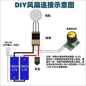Probador de Motores de Aviones a Escala con Interruptor de Ventilador de Alta Velocidad y Probador Simple de ESC (Tres Velocidades) para Aviones RC - Product Image 5