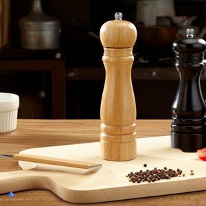 Ensemble moulin à sel et à poivre électrique en bois écologique alimenté par USB avec moulin à épices et saupoudreur - Product Image 2