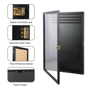 Espositore per Medaglie con Clip per Distintivi, Porta Premi Sportivi in Legno Nero per Collezionisti - Product Image 3