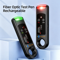 Localisateur Visuel de Défauts Rechargeable 10 km, Stylo de Test Fibre Optique Universel 2,5 mm avec Lampe Torche LED Rouge, Solution FTTH
