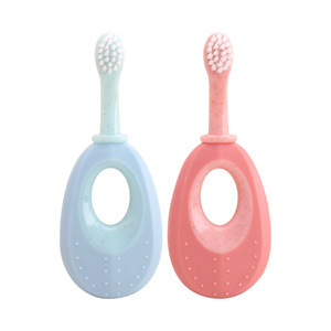 <span class=keywords><strong>Brosse</strong></span> à dents pour bébé, taille standard, très vendue, mignonne, poils en nylon doux, colorée, facile à tenir, poignée antidérapante en TPE, pour usage domestique - Product Image 1