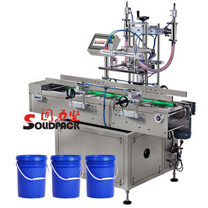 Solidpack automatique 1L 4L 5L 10L bouteilles Jerrycan 20L tambours moteur huile antigel verre <span class=keywords><strong>eau</strong></span> machine de remplissage - Product Image 1