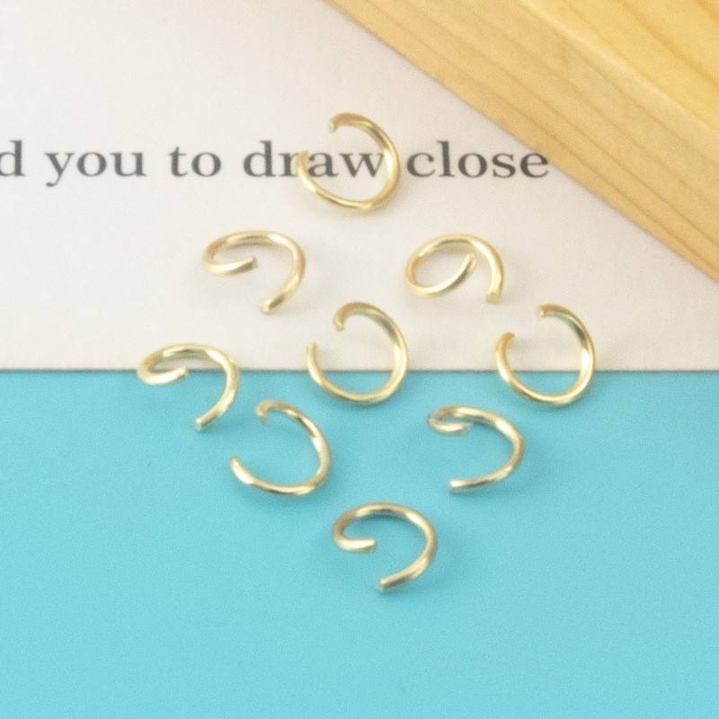 แหวนเปิดสีทองอ่อน