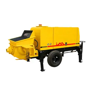 热卖水泥泵拖车Beton迷你移动混凝土便携式泵价格12米混凝土泵机