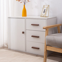 Poignées en bois de hêtre massif pour armoires et commodes Poignées de placard en noyer noir Simplement Meubles pour armoires Poignées de meubles à tiroirs