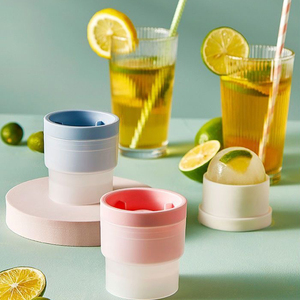 Silicone Ice Ball <b>Maker</b> Mold DIY Whiskey & Cocktail Ice Hockey Jelly & Drink Mould Kitchen Tools Ice <b>Cream</b> <b>Maker</b> Tool - Product Image 1