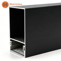 Lattes en aluminium noir pour façades architecturales extérieures