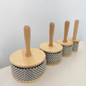 Moderna e Meravigliosa Cabasa in Legno di Betulla, Strumento a Percussione Melodico per Accessori Musicali - Product Image 2