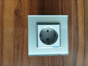 Kính Cường Lực Đôi Châu Âu Smartdust Euro 220V 15 Amp Phích Cắm Đa Năng EU 4 Pin Ổ Cắm Tường Đôi - Product Image 6