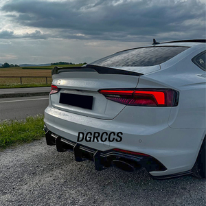 Alerón Trasero Estilo M4 para A5 S5 RS5 B9 Sportback 4 Puertas, 2016-2024, Fibra de Carbono - Product Image 2