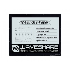 Module d'affichage E-Ink 1304x984, 12,48 pouces, noir/blanc bicolore - Product Image 1