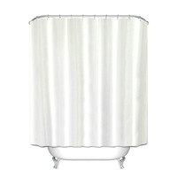 Ensemble de rideaux de douche bon marché pour salle de bain rideau de douche rideau de douche en polyester pour fenêtre