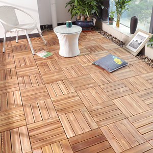 Chất lượng cao tự làm <span class=keywords><strong>Composite</strong></span> lồng vào nhau sàn gỗ rắn WPC sàn gạch hoặc sàn ngoài trời bán buôn - Product Image 5