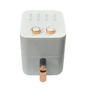 <span class=keywords><strong>Friteuse</strong></span> à air 4L 800W à commande mécanique très économique avec 2 boutons, poignée amovible en plastique pour usage en cuisine - Product Image 3