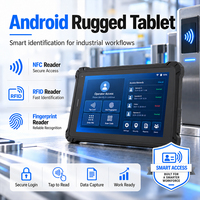Tablet PC Industri Tangguh 10.1 Inci 8GB+128GB IP67 Baterai 10000mAh GPS Beidou Berbagai Antarmuka untuk Pekerjaan Lapangan