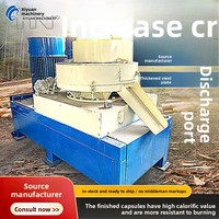 Machine de fabrication de briquettes de biomasse (paille, balles de riz, déchets de bois, sciure) et presse à granulés de bois avec moteur à roulement 220V/380V 5000W