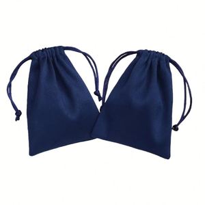 Sac à Bijoux en Velours Personnalisable avec Logo, Cordon de Serrage, Recyclable, pour Rangement d'Écouteurs, Emballage Anti-Poussière, Design Culturel Ludique - Product Image 3