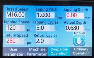 Perceuse d'établi WADJAY avec PLC et boîte de vitesses pour différentes plages de taraudage - Product Image 3