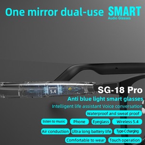 Lunettes Intelligentes SG-18 Pro AI avec Haut-Parleur Intégré pour l'Interprétation Simultanée – Brisez les Barrières Linguistiques pour les Voyages Transculturels - Product Image 6