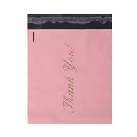 Sacs en plastique pour expédition, sacs à poignée découpée, pochettes d'expédition biodégradables personnalisables, sacs de remerciement pour envoi postal