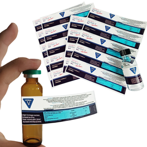 Custom Waterproof Vinyl Tear Proof 10ml Vial Labels for Medicine Bottle - Product Image 2
