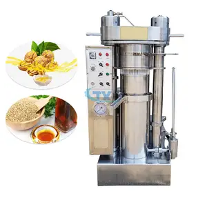 Mini Commercial Sesame Hydraulic Plate Cold Oil Press Cocoa Machine